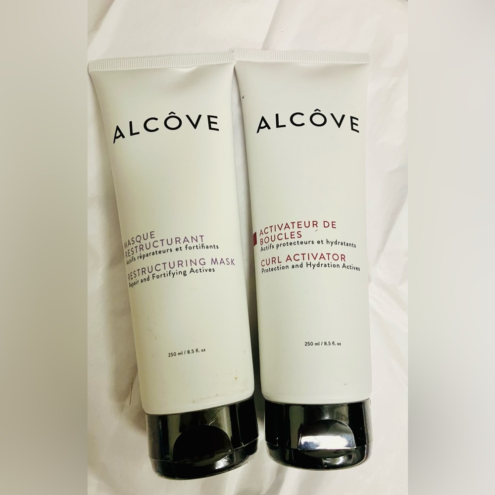 Alcove restructuring mask and curl activator duo